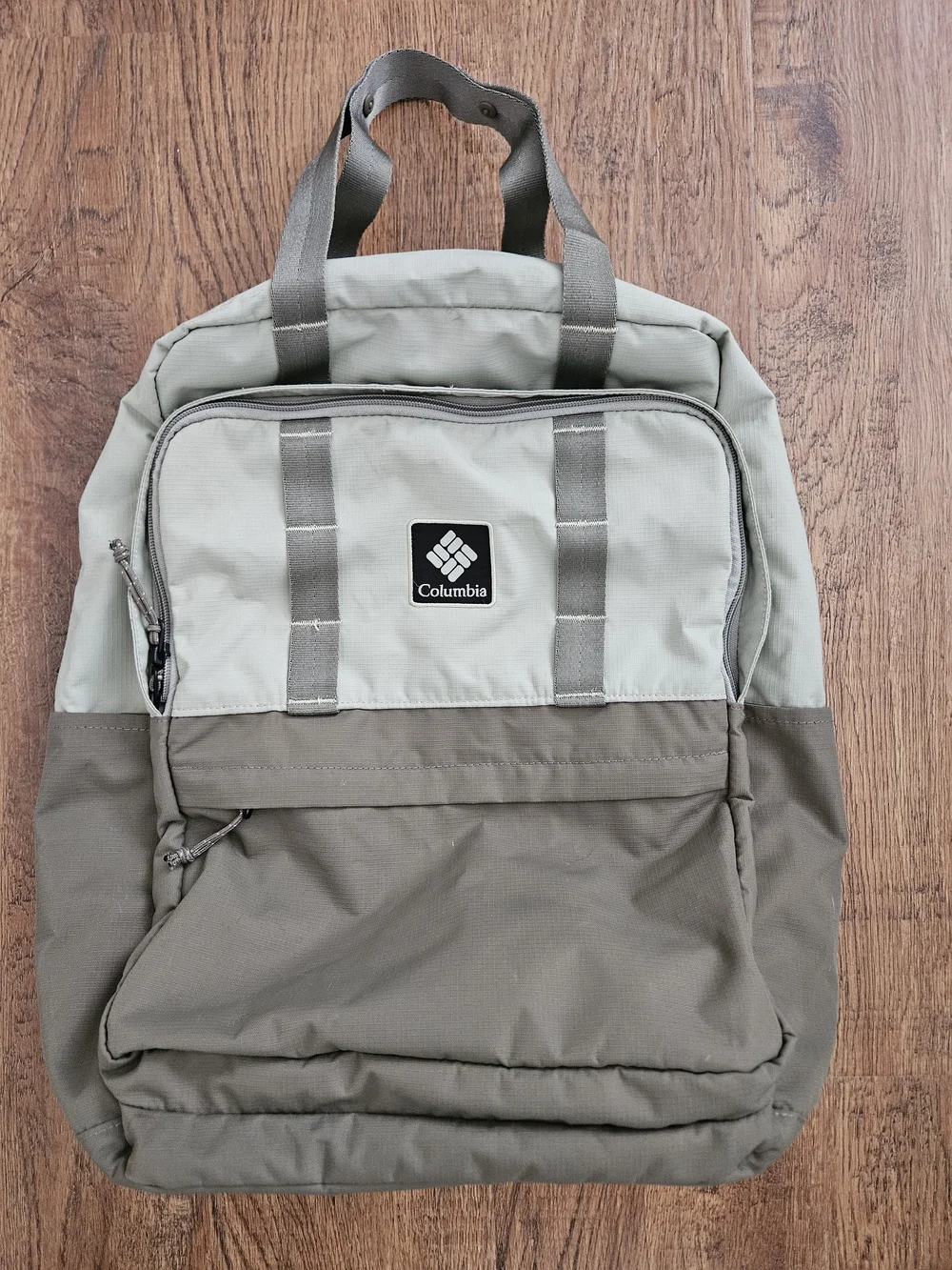 Columbia Two-Tone Sage and Olive Backpack